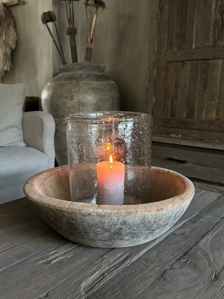 Houten schaal Aura Peeperkorn 