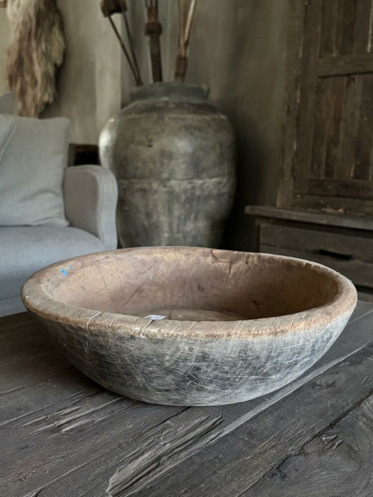 Houten schaal Aura Peeperkorn 