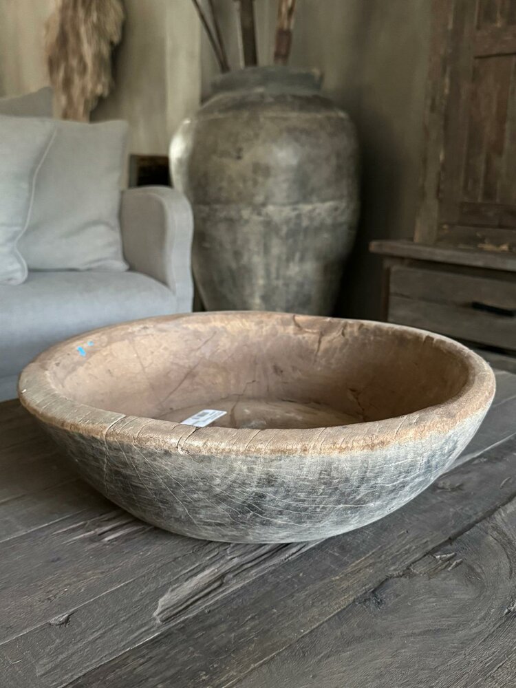 Houten schaal Aura Peeperkorn 