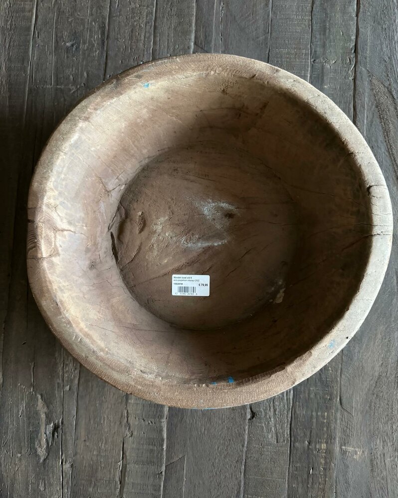 Houten schaal Aura Peeperkorn 