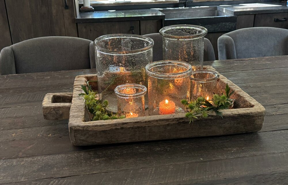 Windlicht Aura Peeperkorn 16x16x25cm