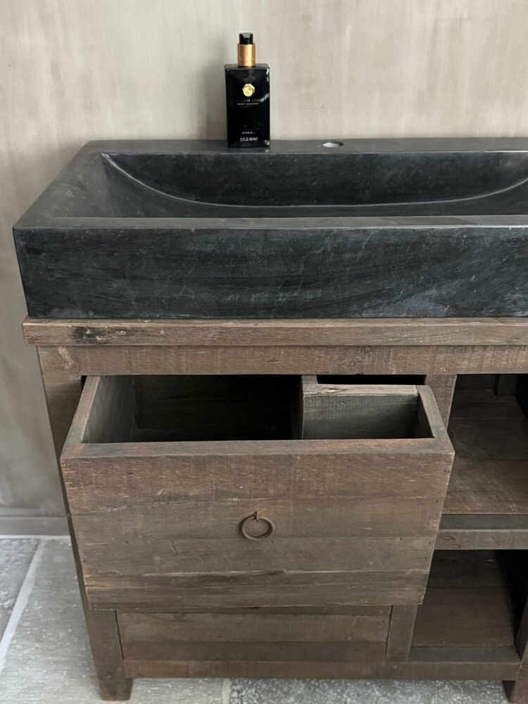 Badkamermeubel Driftwood|Badkamermeubel oud hout (afhalen)