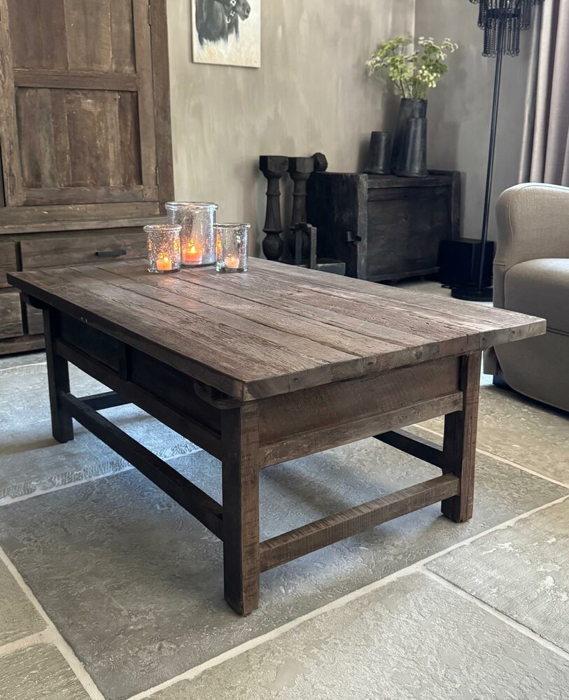 Solantafel Jenong Driftwood  2 lades C 
