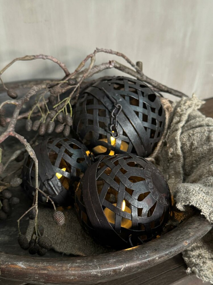 Metalen sfeerballen set