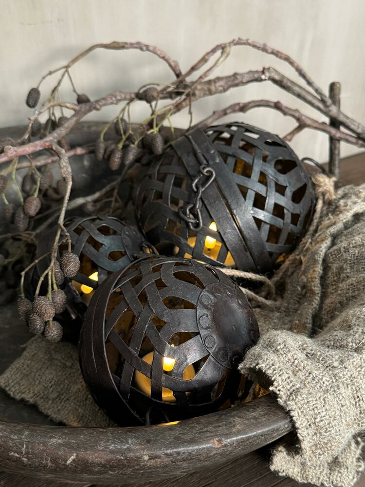 Metalen sfeerballen set