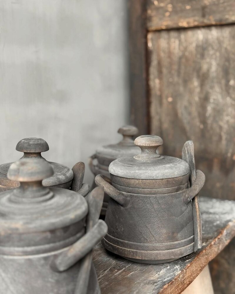 Potje met lepel Aura Peeperkorn 