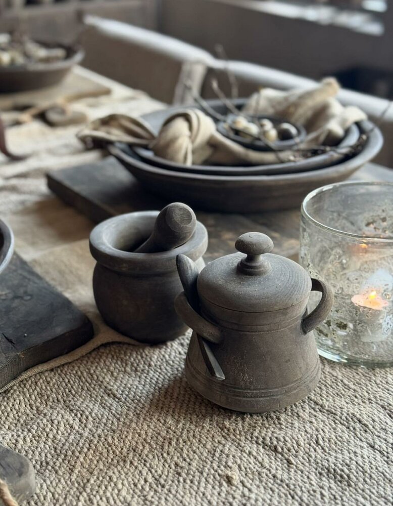 Potje met lepel Aura Peeperkorn 