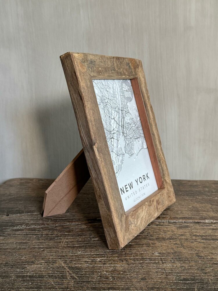 Fotolijst truckwood / oud hout medium E