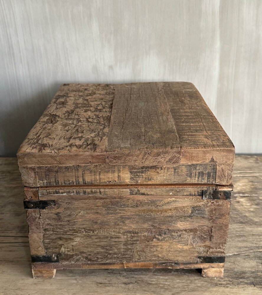 Houten kist oud hout | Houten kist truckwood  A Large