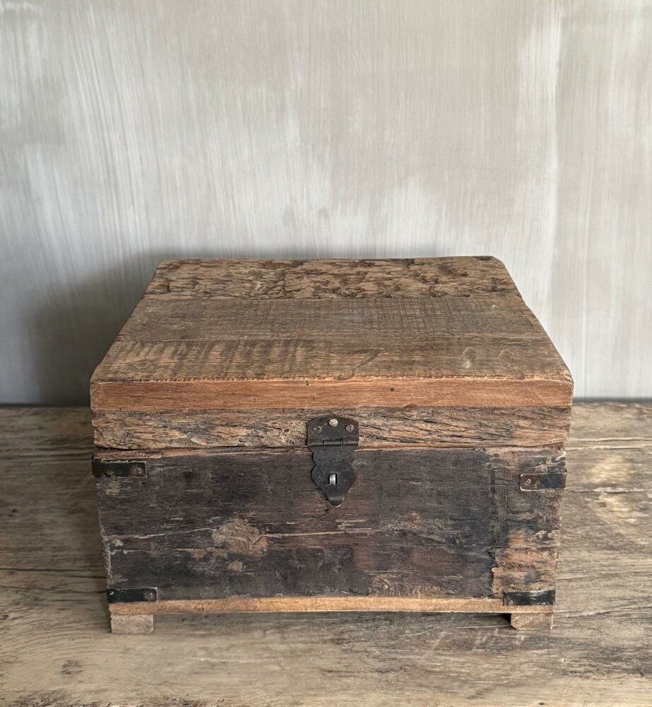 Houten kist oud hout | Houten kist truckwood  A Large
