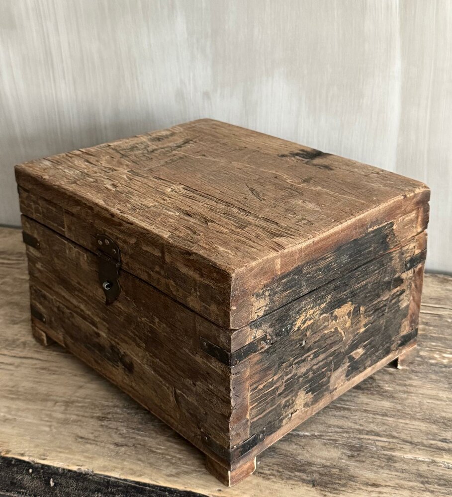 Houten kist oud hout | Houten kist truckwood  B Large