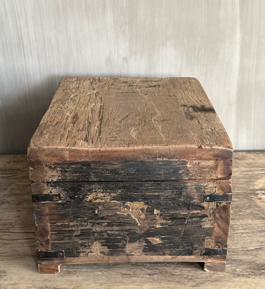 Houten kist oud hout | Houten kist truckwood  B Large
