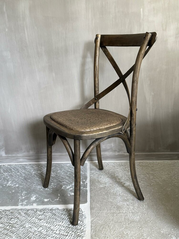 Houten stoel cross Elmwood | Houten eetkamerstoel  (afhalen)