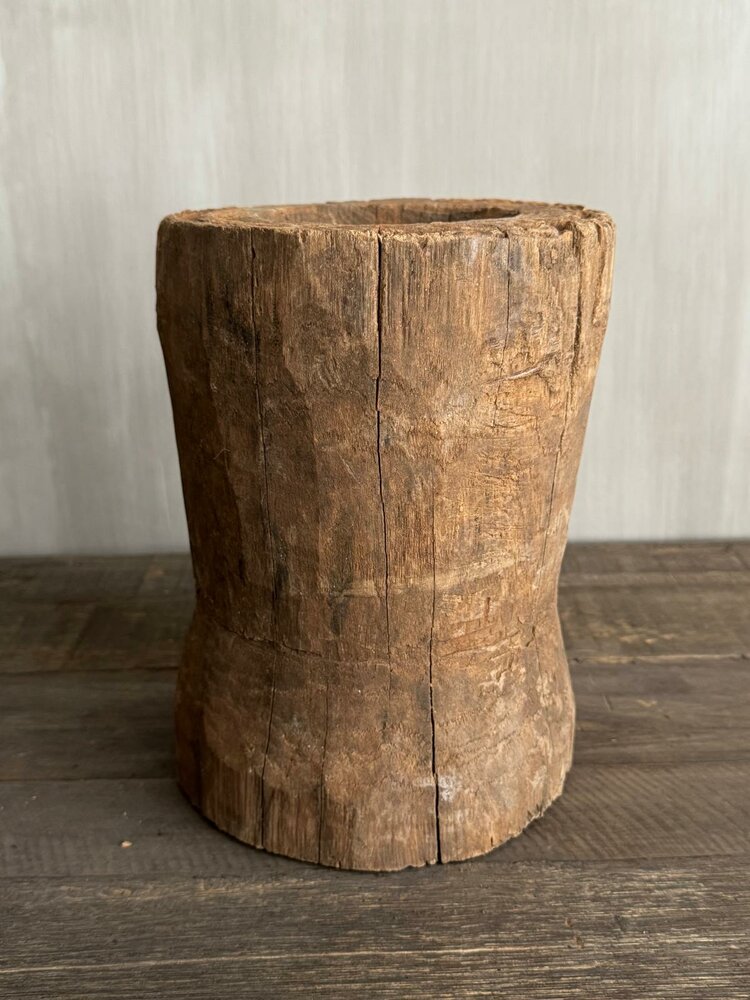 Houten vijzel S 1