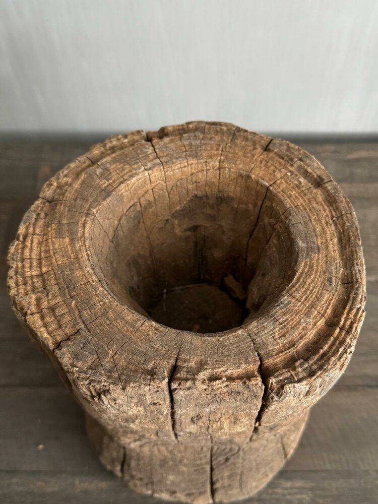 Houten vijzel S 1
