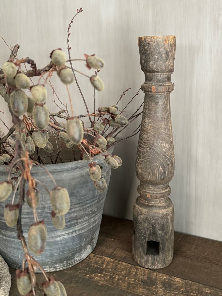 Oude houten baluster Z6