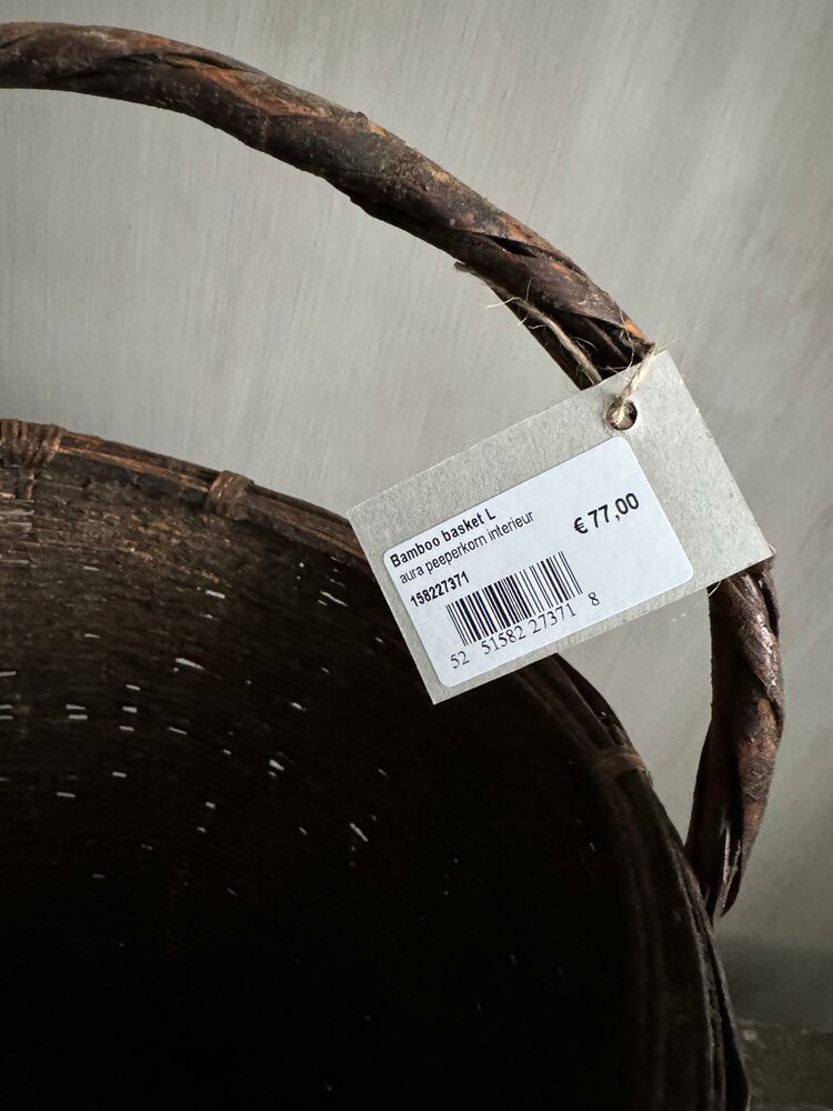Bamboo Basket L Aura Peeperkorn 