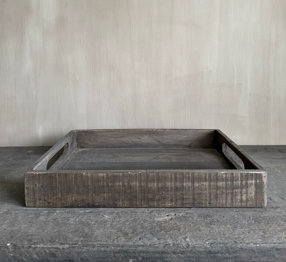 Houten dienblad middel