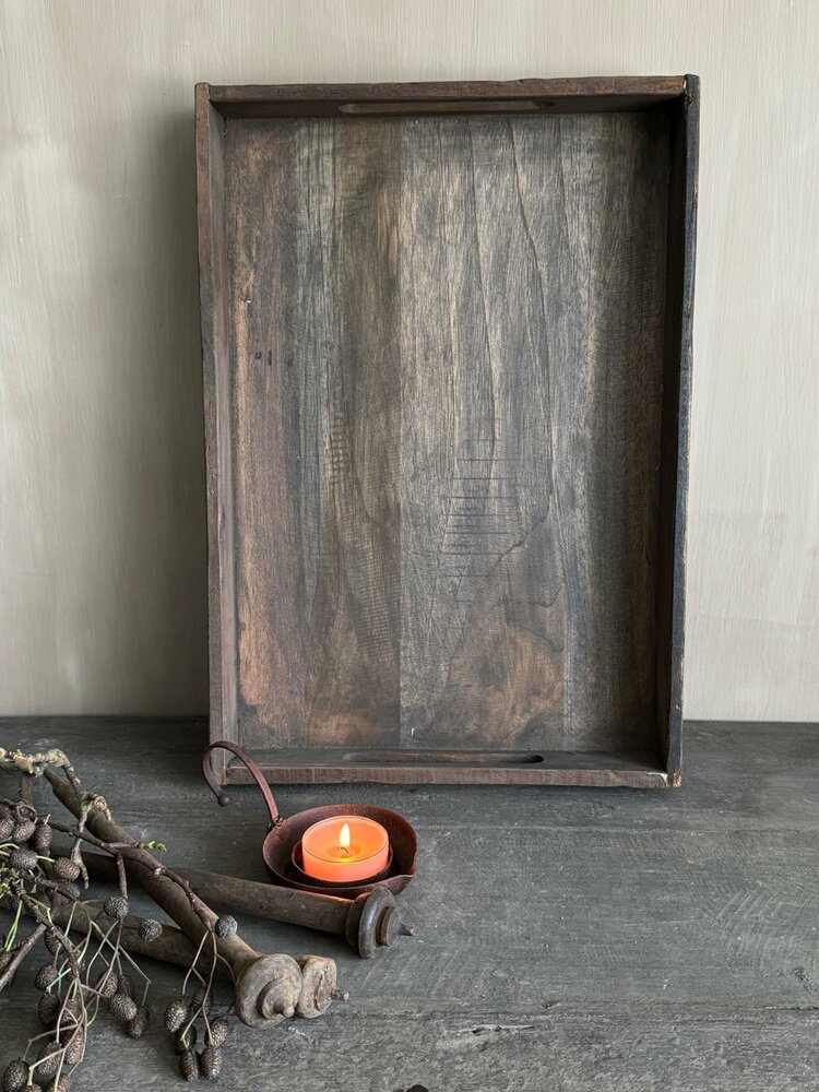 Houten dienblad middel