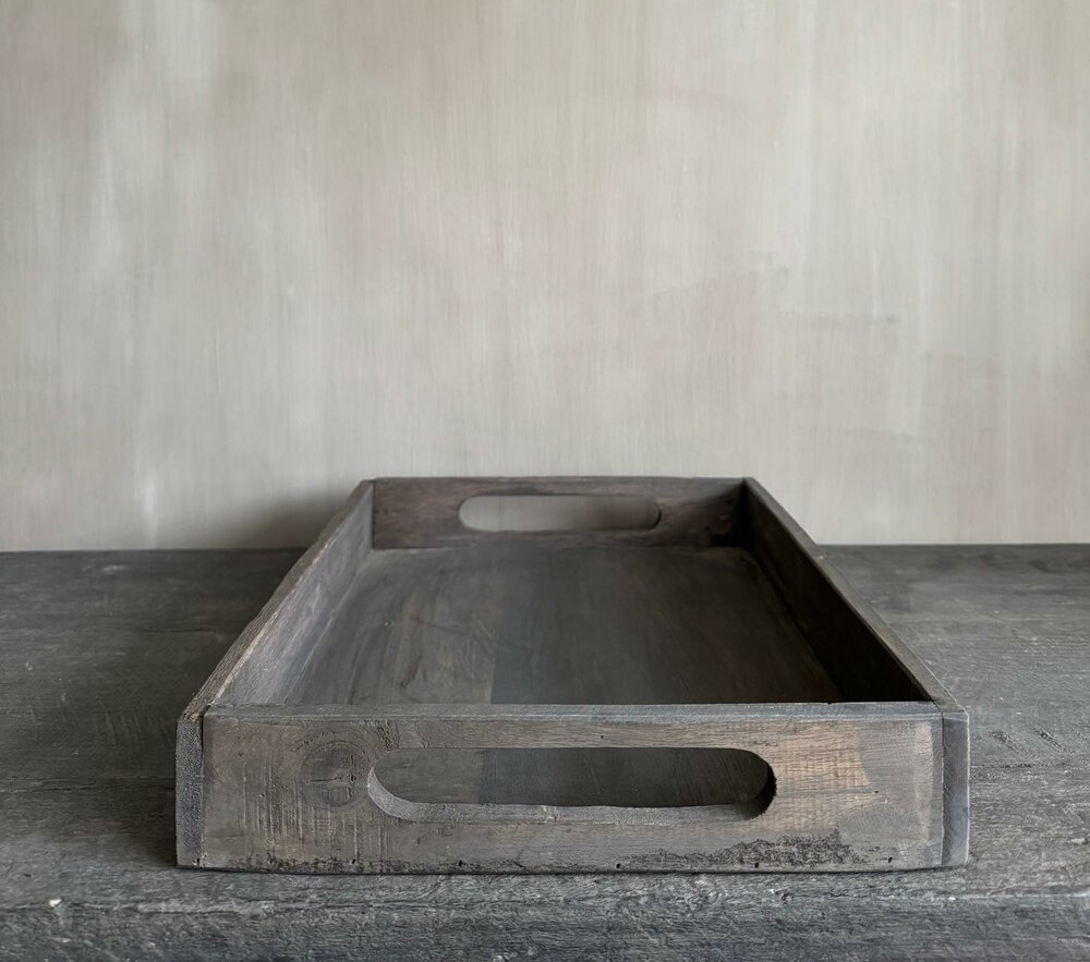 Houten dienblad middel