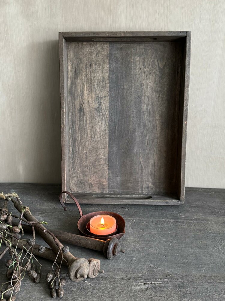 Houten dienblad klein