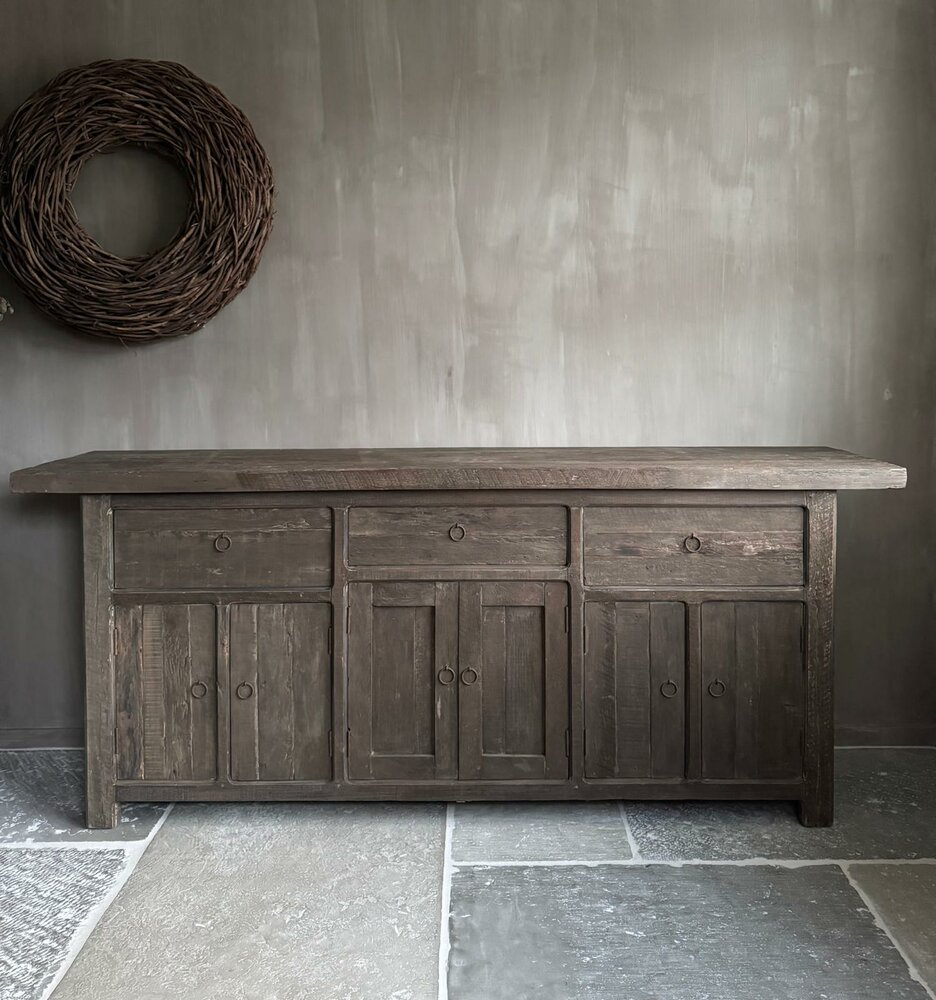 Dressoir groot 6- deurs Driftwood 
