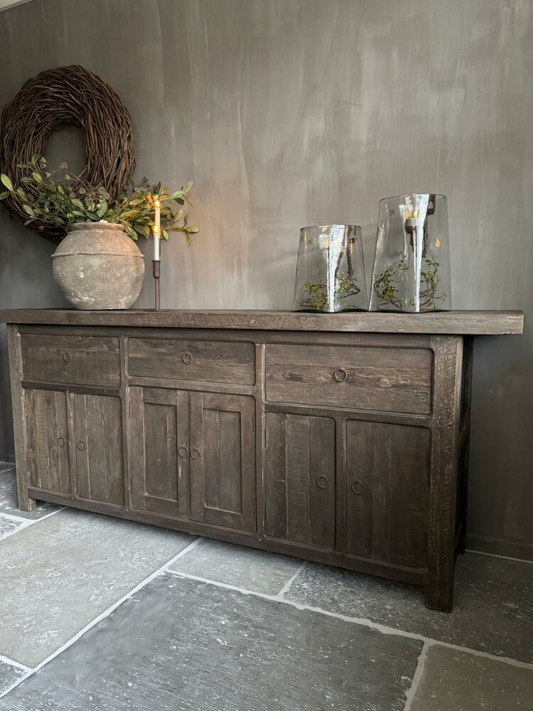 Dressoir groot 6- deurs Driftwood 