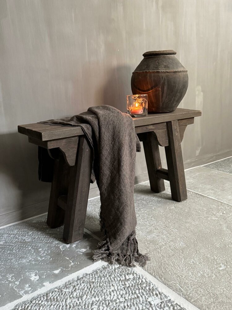 Driftwood bankje | oud houten bankje 90cm