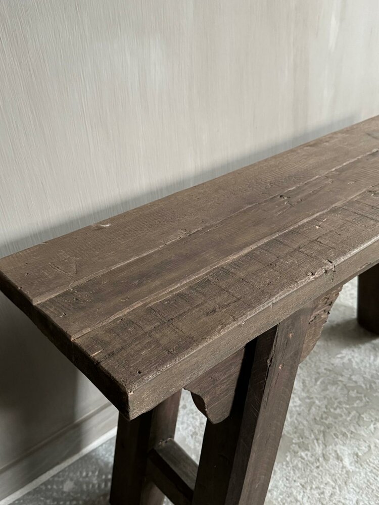 Driftwood bankje | oud houten bankje 90cm