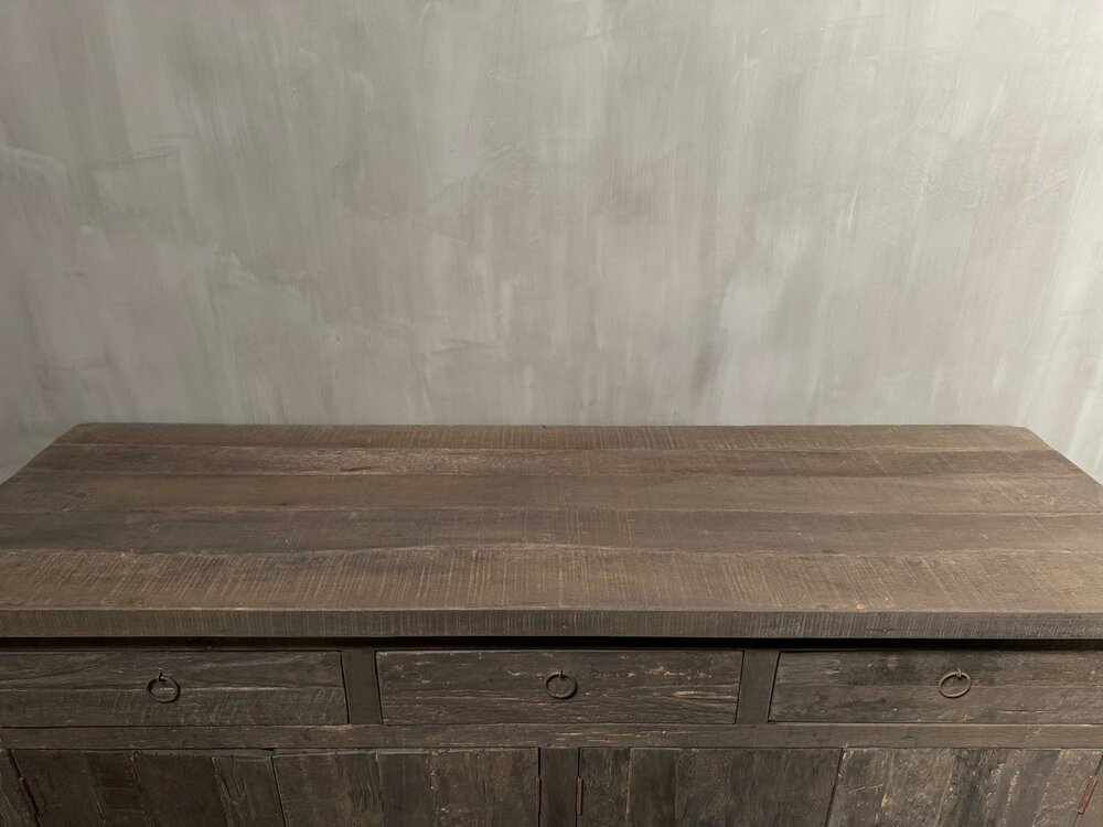 Dressoir Driftwood 4-deurs 3 lades A (afhalen)