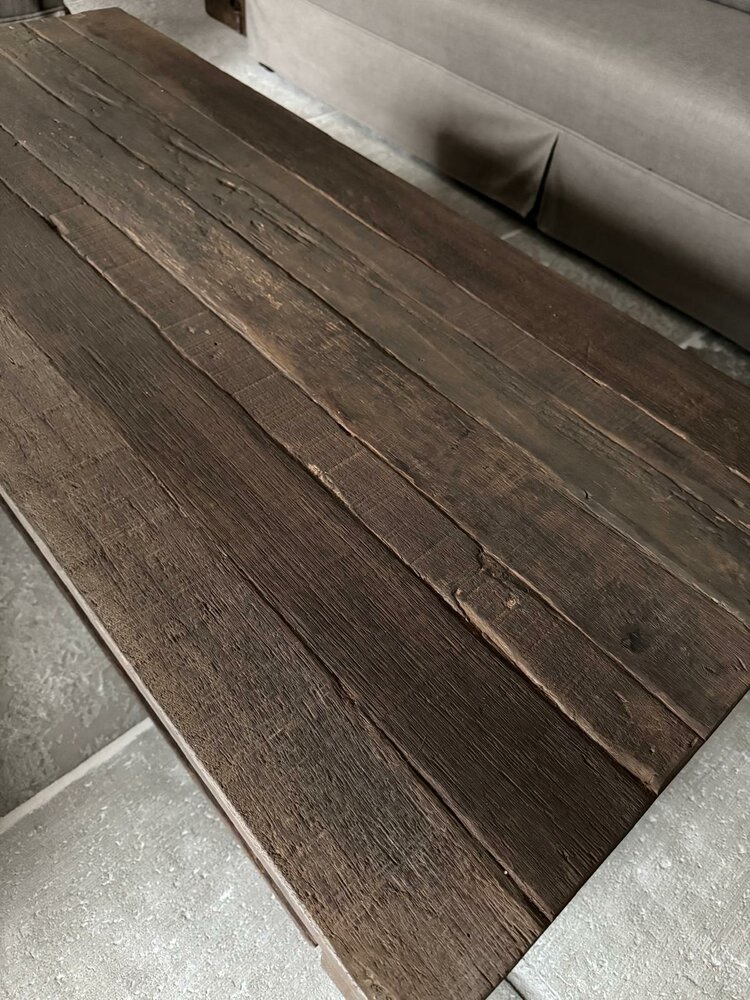 Salontafel Driftwood met onderblad 140x60cm 