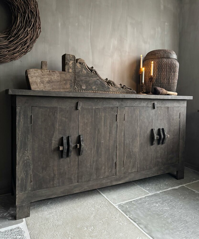 Dressoir Old Barn 4 deurs| dressoir oud hout 