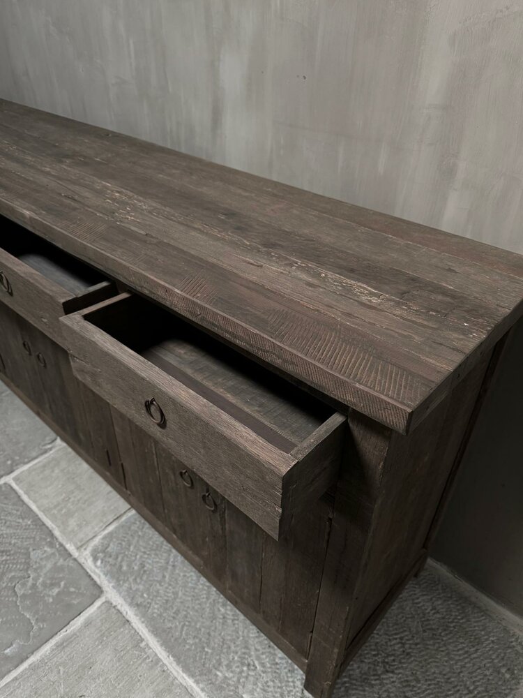 Dressoir Driftwood 6-deurs /4 lades  