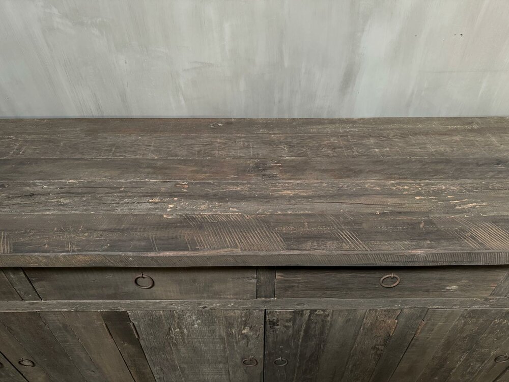 Dressoir Driftwood 6-deurs /4 lades  