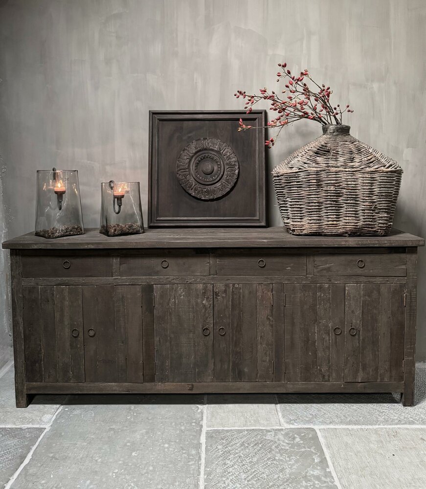 Dressoir Driftwood 6-deurs /4 lades  