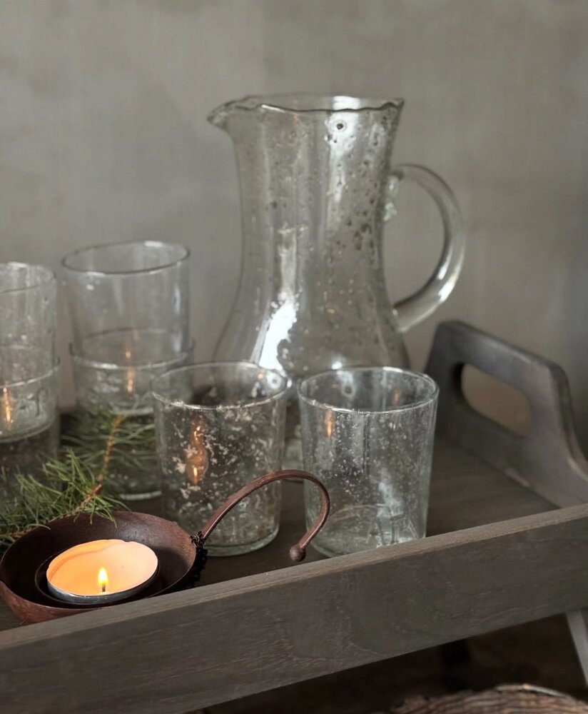 Waterglas Aura Peeperkorn |Windlichtje Aura Peeperkorn 