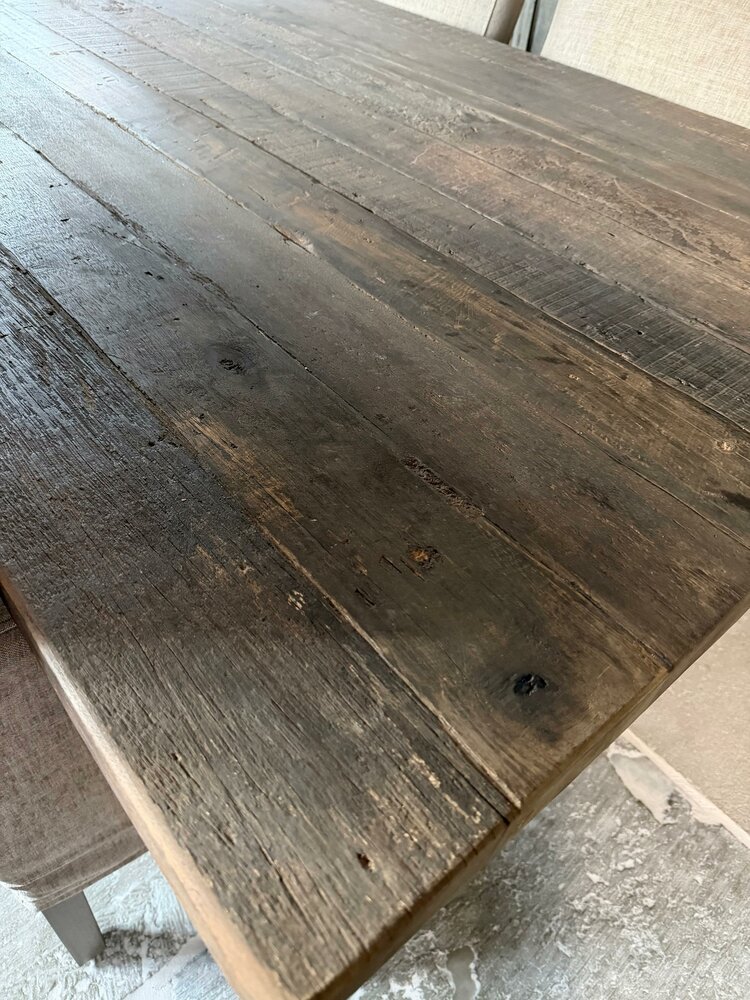 Eettafel Driftwood A poot| Landelijke eettafel met A poot (via bestelling)