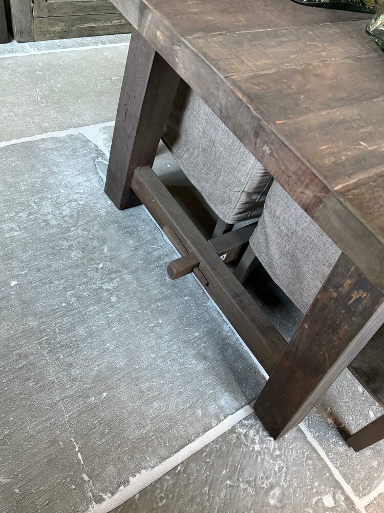 Eettafel Driftwood A poot| Landelijke eettafel met A poot (via bestelling)