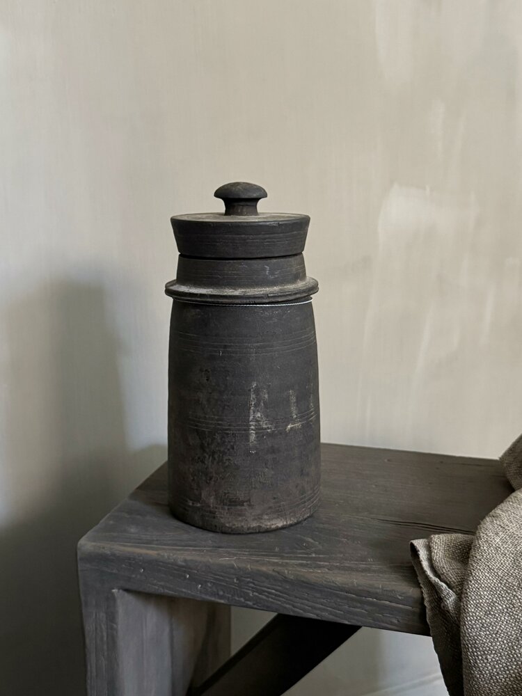 Authentieke houten Hoffz kruik H2