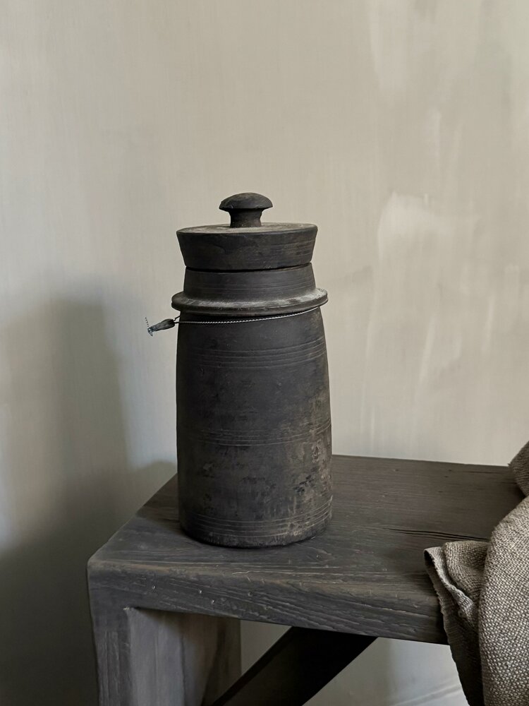 Authentieke houten Hoffz kruik H2