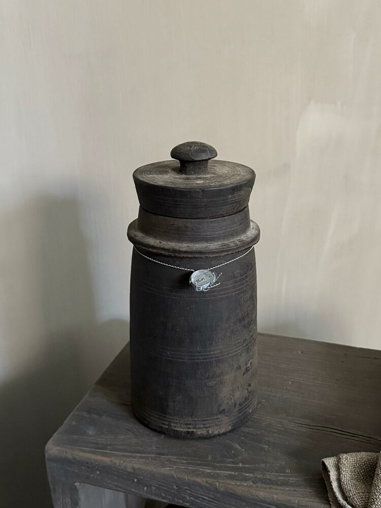 Authentieke houten Hoffz kruik H2