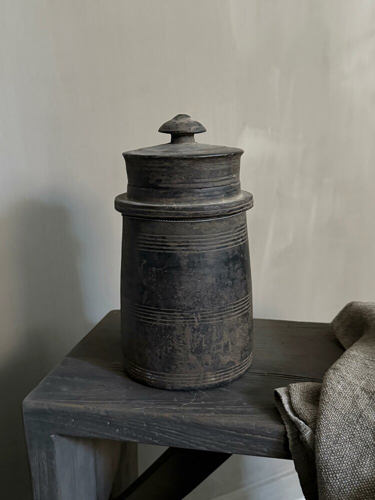 Authentieke houten Hoffz kruik H3