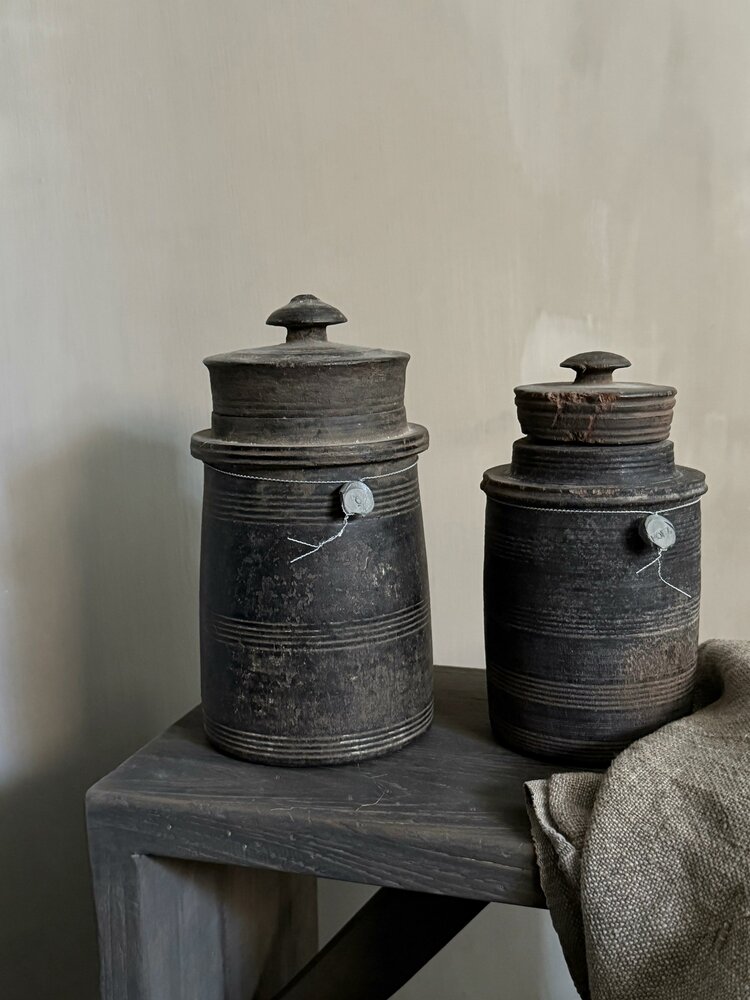 Authentieke houten Hoffz kruik H3