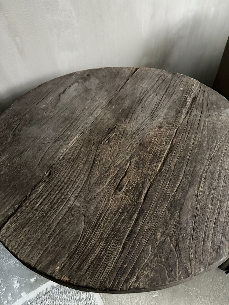 Wijntafel Old Barn | Wijntafel oud hout 80cm