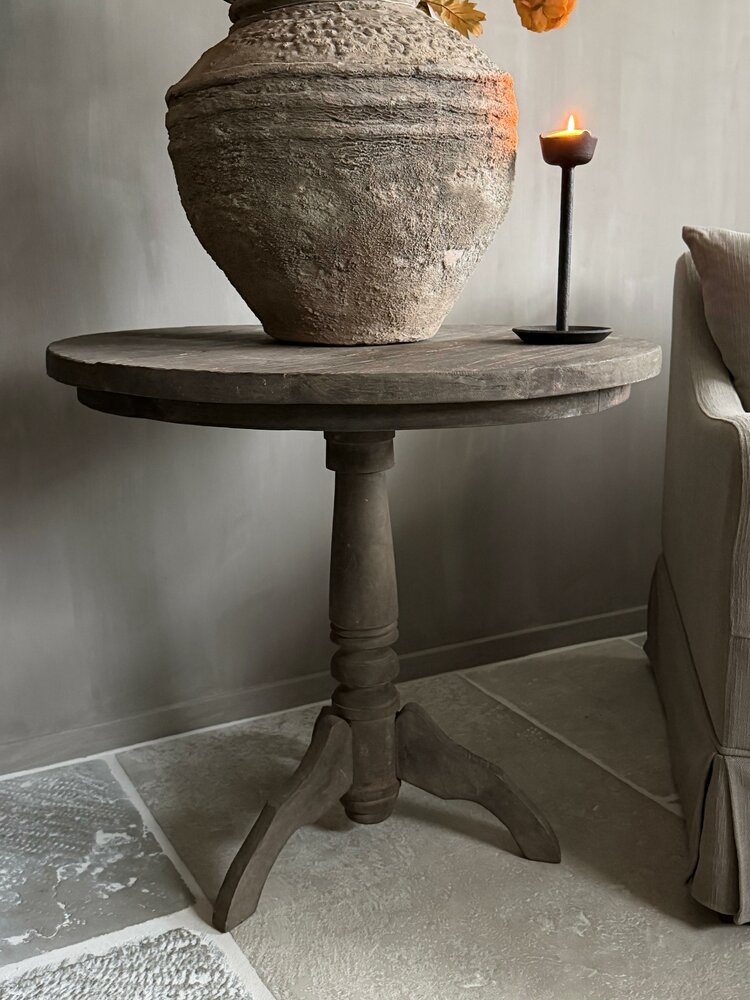 Wijntafel Old Barn | Wijntafel oud hout 80cm