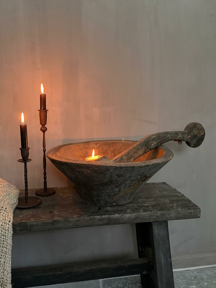 Authentieke houten lepel Hoffz