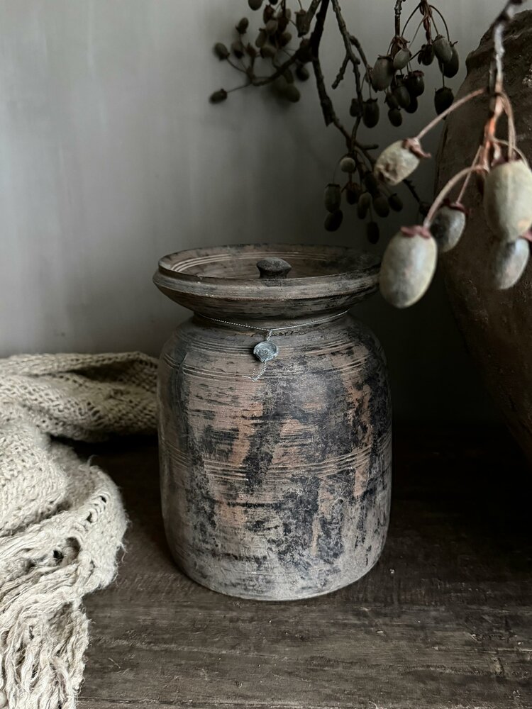 Authentieke houten Hoffz kruik H8