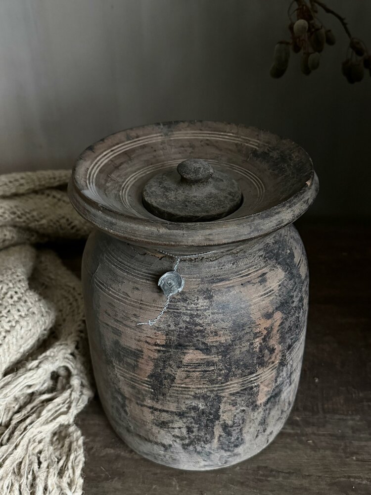 Authentieke houten Hoffz kruik H8