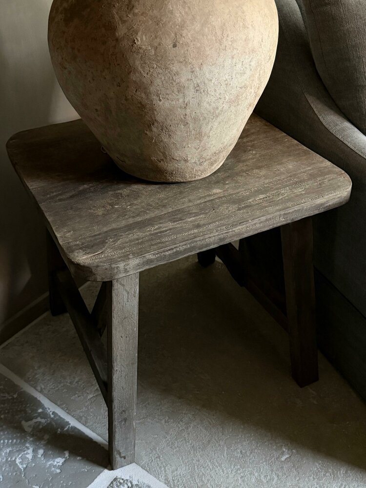 Hoge bijzettafel Old Barn| Bijzettafel oud hout