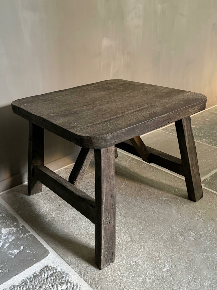 Lage bijzettafel Old Barn| bijzettafel oud hout